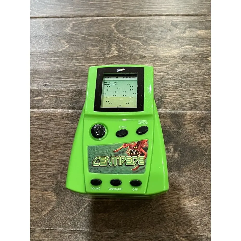 Centipede Green Handheld Game Classic Atari Arcade RadioShack Tested Works
